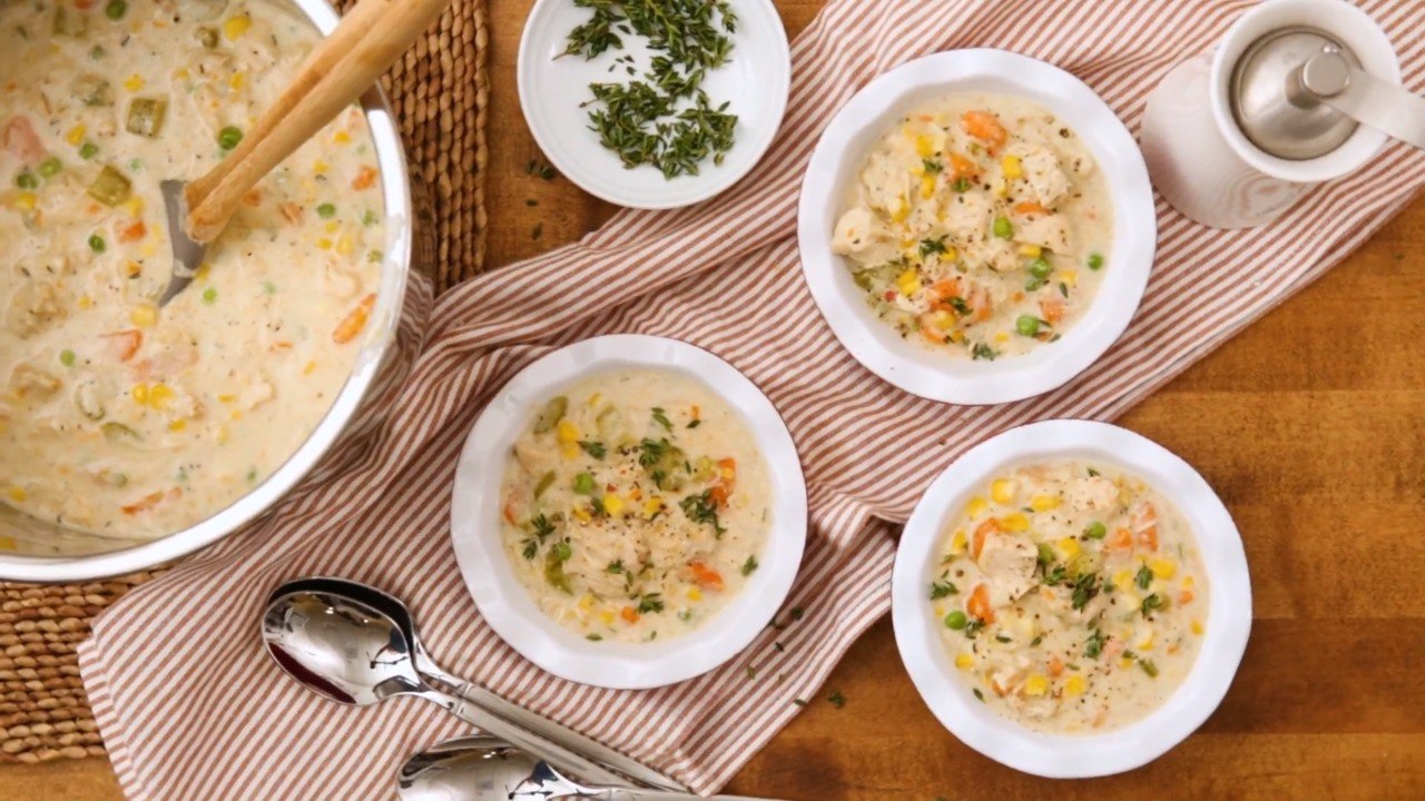 Instant Pot Chicken Pot Pie (Crustless and Gluten-Free)
