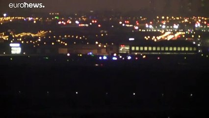 Aterriza de emergencia en Barajas un avión averiado de Air Canadá