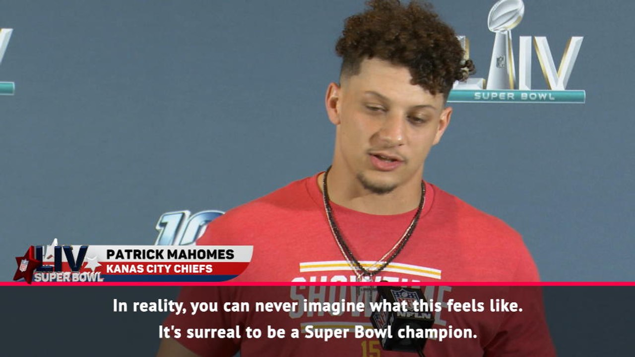 Mahomes reflects on 'surreal' Super Bowl victory