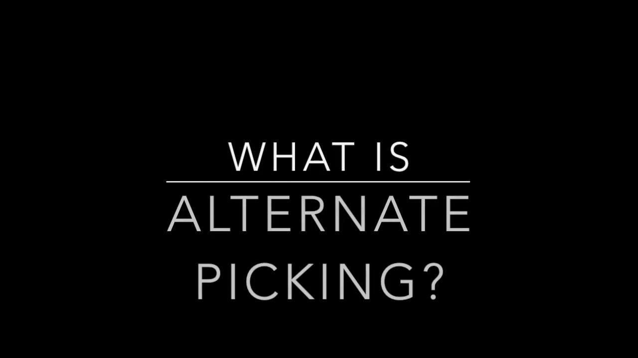 Alternate Picking John Mclaughlin style guitar lesson