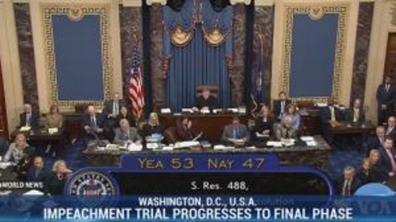 Impeachment Trial Progresses to Final Phase