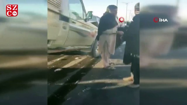 Suudi Arabistan’da zincirleme kazada 23 araç birbirine girdi!