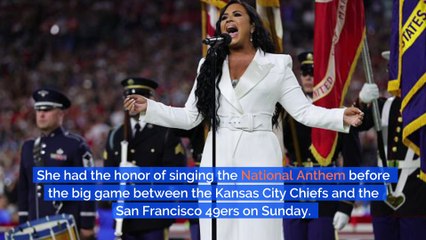 Demi Lovato Says She 'Blacked out' During Her Appearance at the Super Bowl