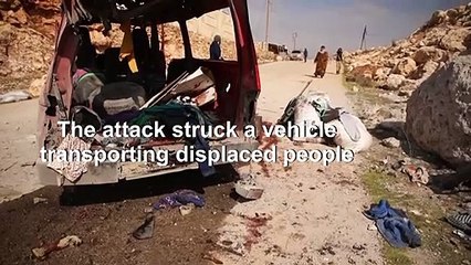 Syria rescue workers collect bodies after deadly Aleppo strike