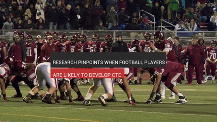 Football Players Are Likely To Develop CTE