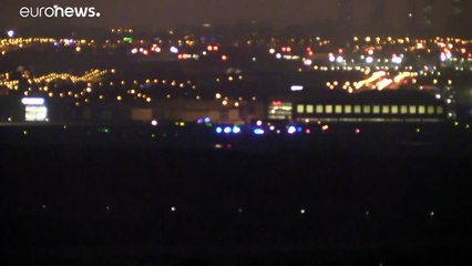 Аварийная посадка в Мадриде