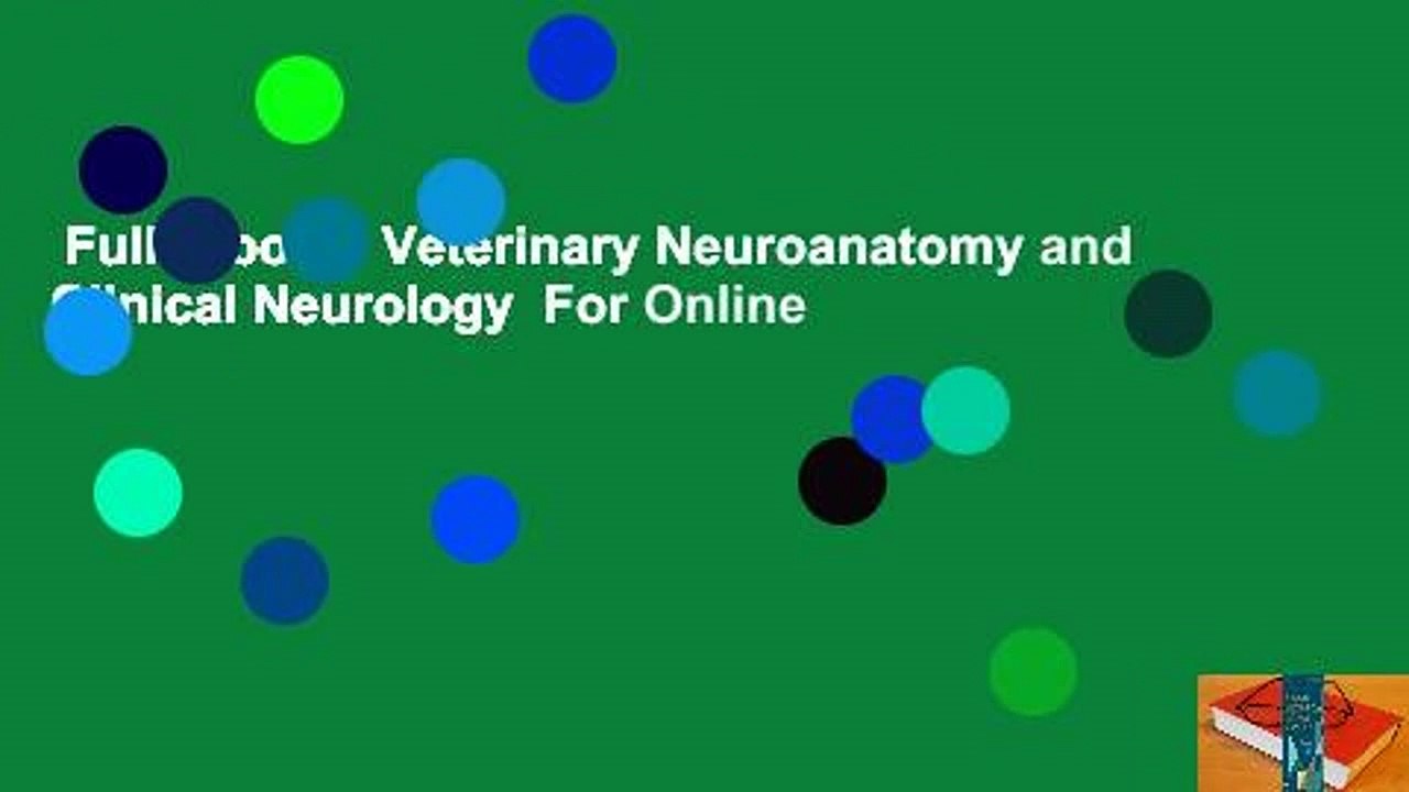 Full E-book  Veterinary Neuroanatomy and Clinical Neurology  For Online
