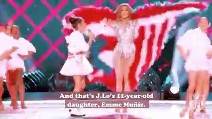 Jennifer Lopez’s daughter was basically J.Lo 2.0 during the Super Bowl halftime show