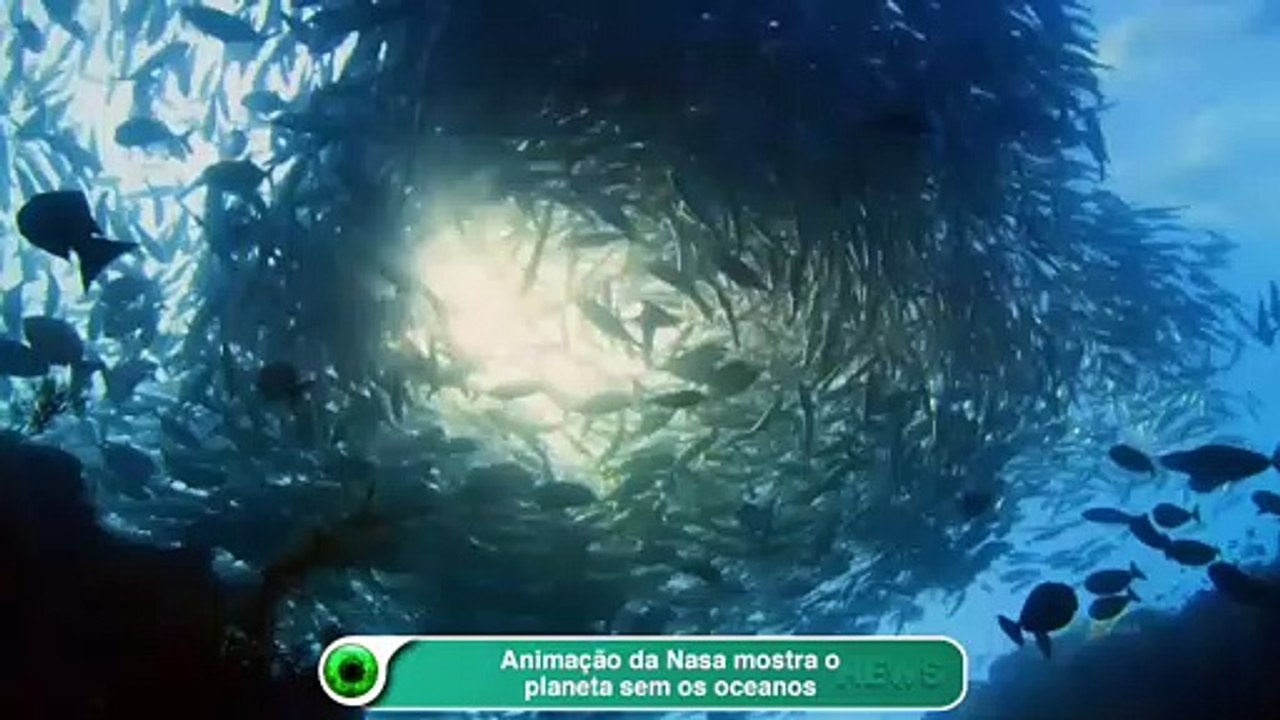 Animação da Nasa mostra o planeta sem os oceanos