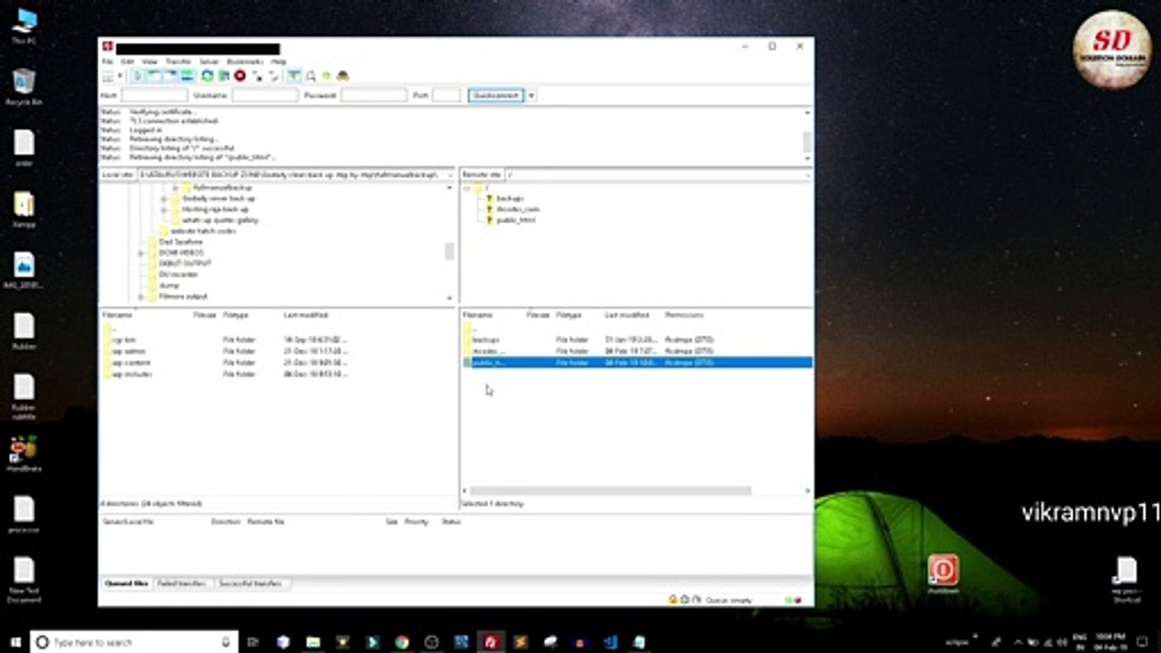 how to manually restore website part 2 - 2019