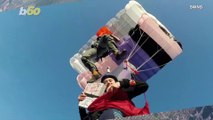 Pie in the Sky! Watch the Moment a Skydiver Has Pizza Delivered at 2,000 Feet
