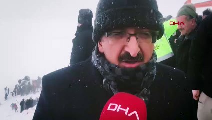 Van Valisi Mehmet Emin Bilmez'den çığ ile ilgili açıklama