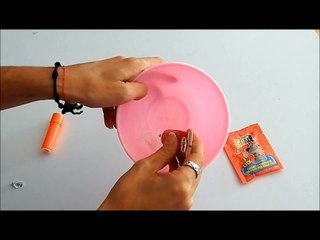 Como hacer pintalabios o brillo de labios con sabor a chuches,super facil,limiki,diy