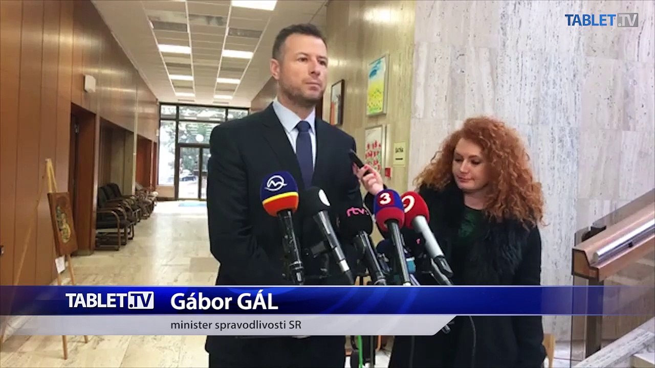 ZÁZNAM: Brífing ministra spravodlivosti Gábora Gála