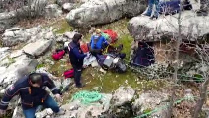 Diyarbakır'da mahsur kalan 6 keçi AFAD ekiplerince kurtarıldı
