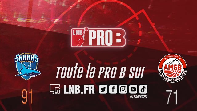 PRO B : Antibes vs Aix-Maurienne (J18)