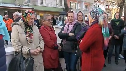 Ahmet Mekin, eşini gözyaşlarıyla son yolculuğuna uğurladı