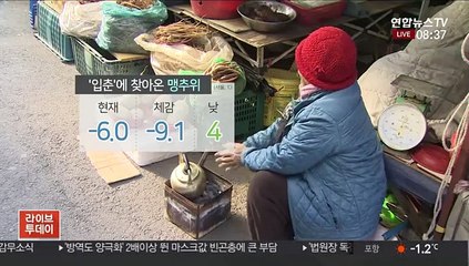 [날씨] '입춘'에 찾아온 맹추위…낮부터 곳곳 눈
