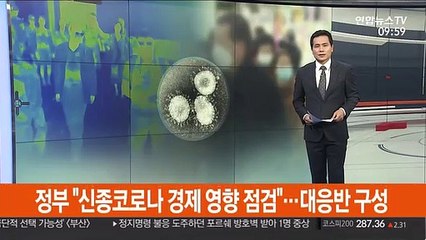 정부 "신종코로나 경제 영향 점검"…대응반 구성