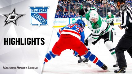 NHL Highlights | Stars @ Rangers 2/03/20