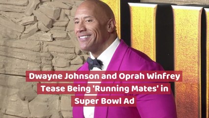 Dwayne Johnson And Oprah Winfrey In A New Super Bowl Ad
