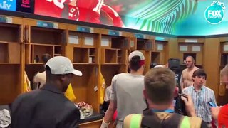 Patrick Mahomes walks into Chiefs locker room for first time as a Super Bowl champion - FOX NFL