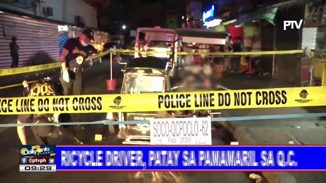 Tricycle driver, patay sa pamamaril sa QC