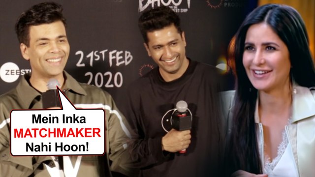 Karan Johar FUNNY REACTION To Vicky Kaushal - Katrina Kaif Link Up Rumours | Bhoot Trailer LAUNCH