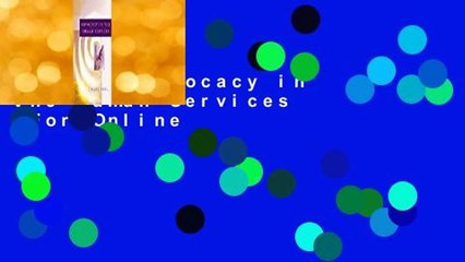 [Read] Advocacy in the Human Services  For Online