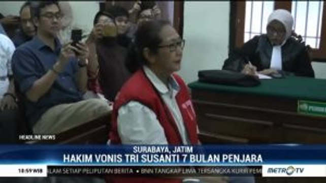 Provokasi Asrama Mahasiswa Papua, Tri Susanti Divonis 7 Bulan Penjara