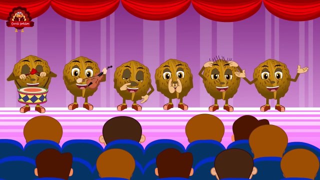 Ceviz Adam ve Patates Adam Bir Arada - 15 Dakika Kesintisiz Bebek Şarkıları