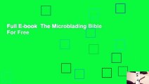 Full E-book  The Microblading Bible  For Free
