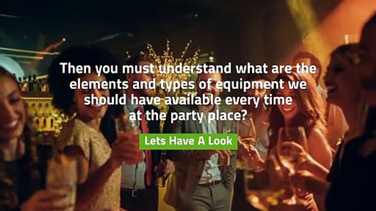 Nightclub Party And Events Equipment Ideas