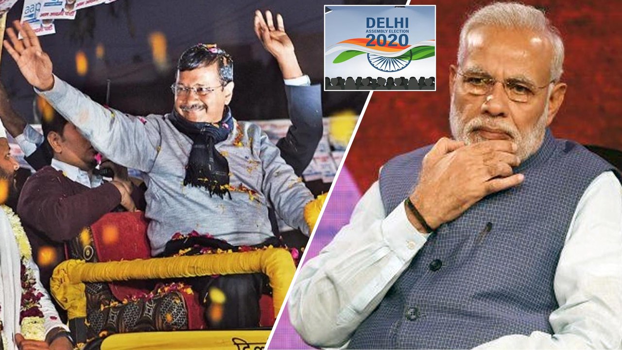 Delhi Assembly Elections Opinion Poll  : AAP to Win 54-60 out of 70 seats, BJP May Bag 10-14