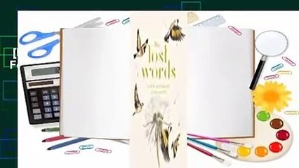 [Read] The Lost Words  For Free