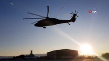Askeri helikopter düşük riski bulunan kadın için havalandı