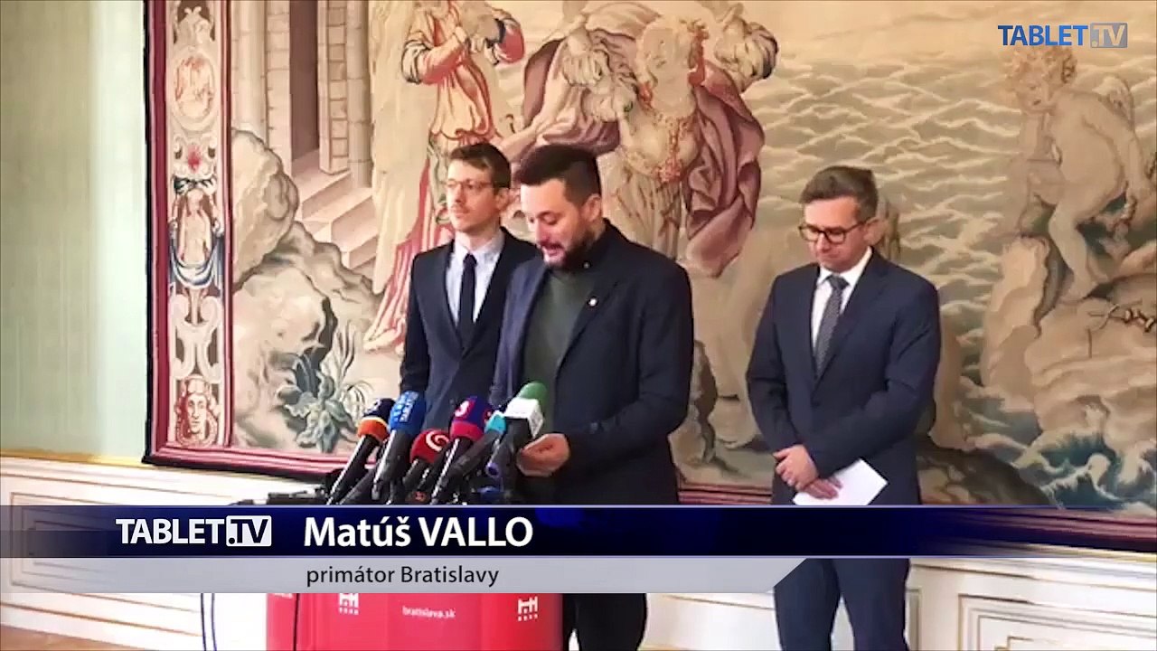 ZÁZNAM: Brífing primátora hlavného mesta SR Bratislavy Matúša Valla