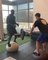 Two Guys Perform Extreme Workout Tricks While Standing on Separate Stability Balls
