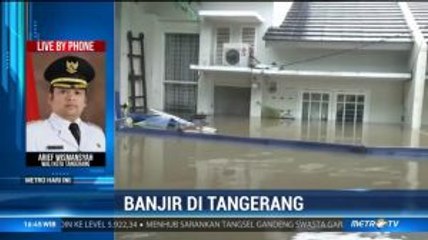 Walkot Tangerang: Banjir di Periuk Akibat Curah Hujan Tinggi