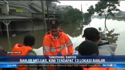 Banjir di Periuk Tangerang Meluas, 13 Titik Terendam Air
