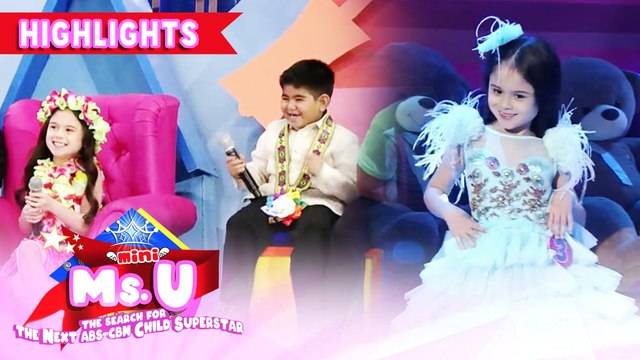 Baylee Van Den Berg emerges as Mini Miss U of the day | It's Showtime Mini Miss U