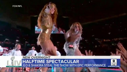 Halftime performance J.Lo and Shakira Super Bowl