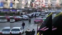 İzmir’in göbeğinde güpegündüz pompalı dehşet kamerada