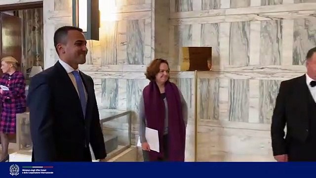 Incontro del Min. Di Maio con il Ministro dell-interno libico (04.02.20)