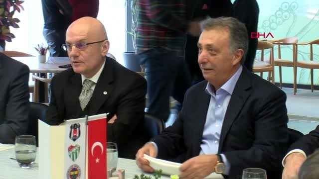 Spor ahmet nur çebi, şampiyon kulüplerin divan başkanlarıyla bir araya geldi