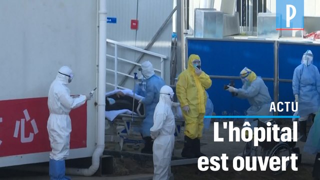 Coronavirus : le nouvel hôpital de Wuhan accueille ses premiers patients