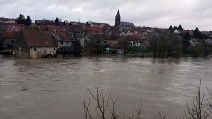 La Sarre sort de son lit