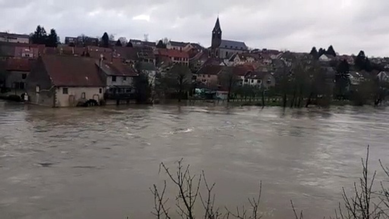 La Sarre sort de son lit
