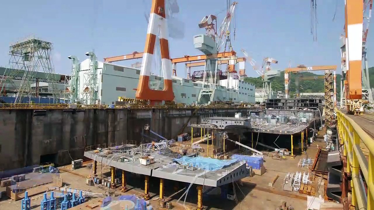 AIDAprima Cruise Ship Construction & Christening in 4K by MK timelapse