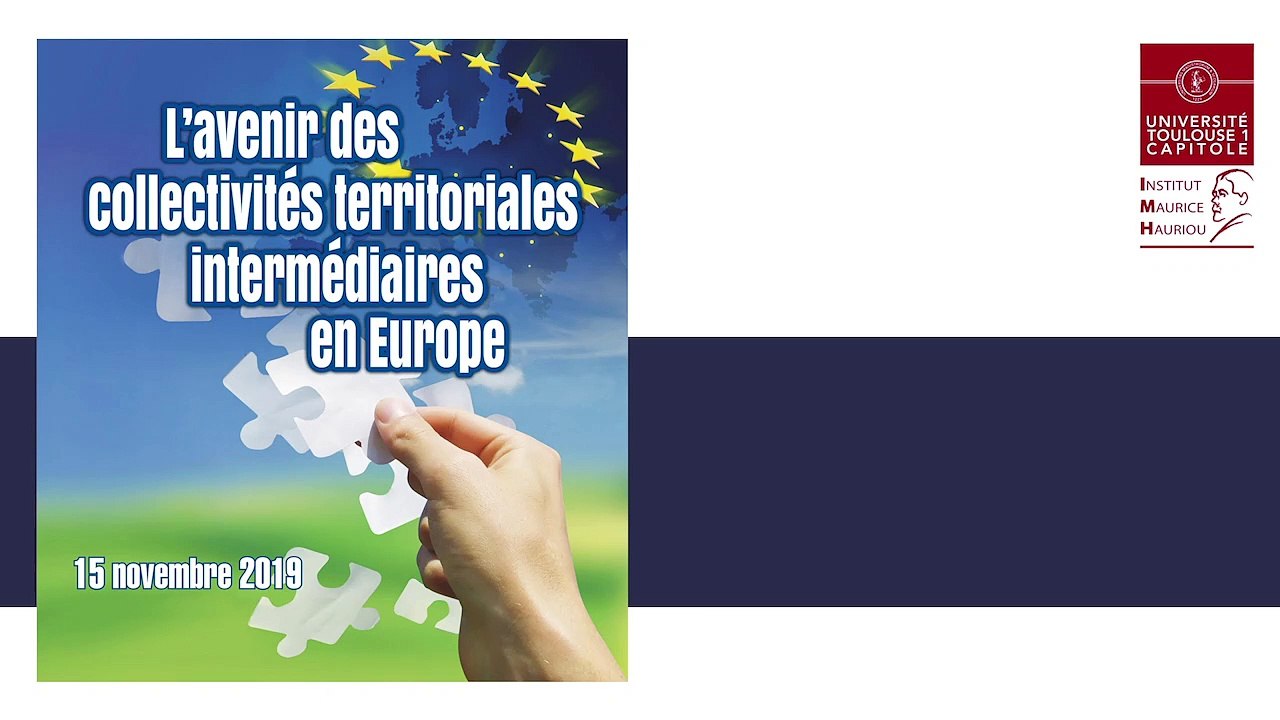"La place du département dans la France intercommunale. Vers les collectivités départementales ?",  F. Crouzatier-Durand, Maître de conférences-HDR en droit public à l’Uté Toulouse Capitole, @IMH_ L’avenir des collectivités territoriales_07_Crouzatier-D.